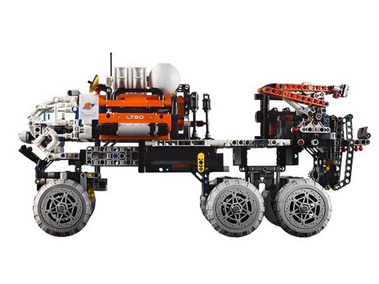 Lego technic rover di esplorazione marziano
