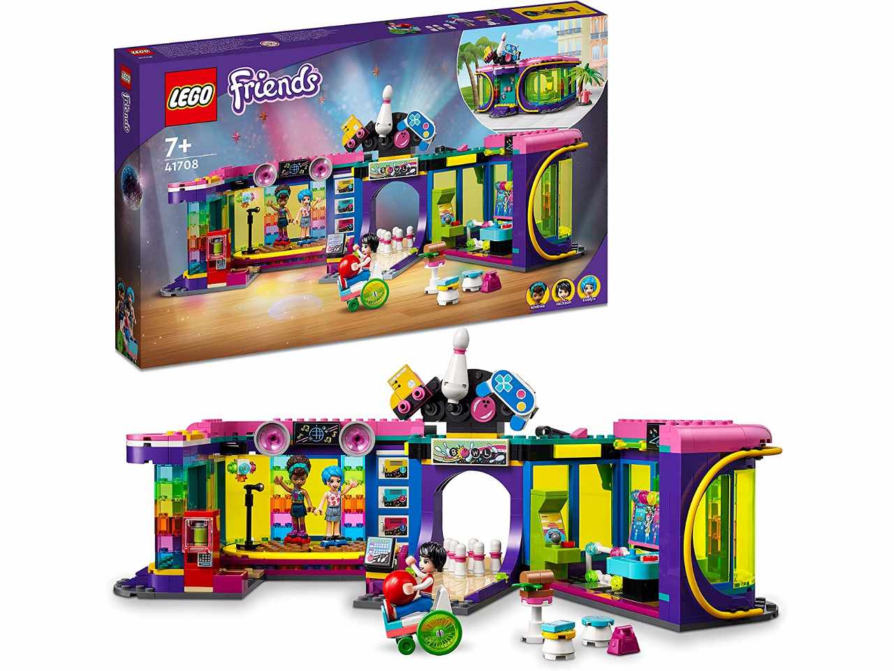 Lego friends arcade roller disco 41708