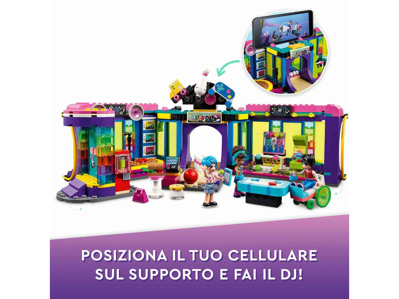 Lego friends arcade roller disco 41708