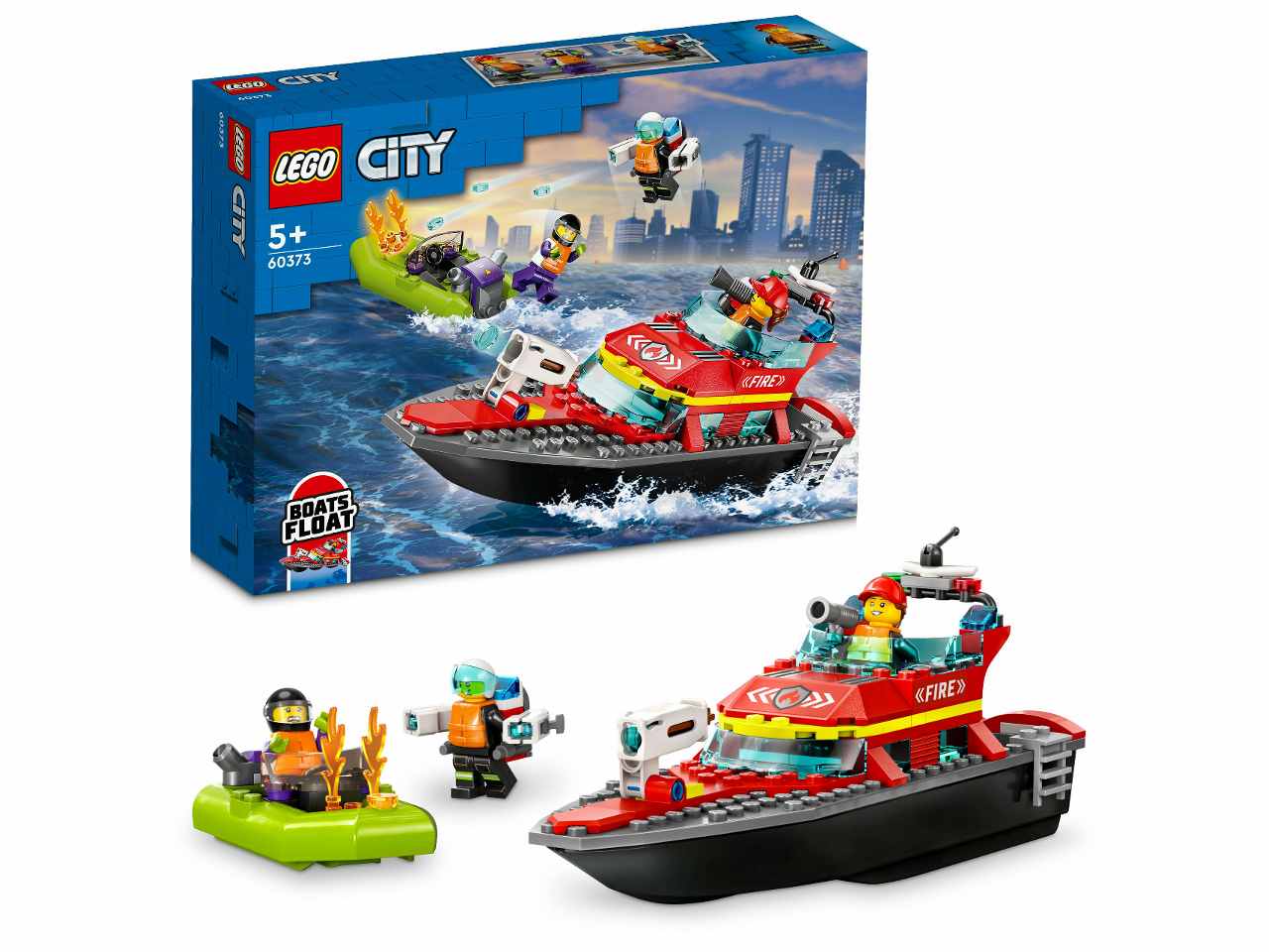 Lego Barca di Soccorso Antincendio 60373