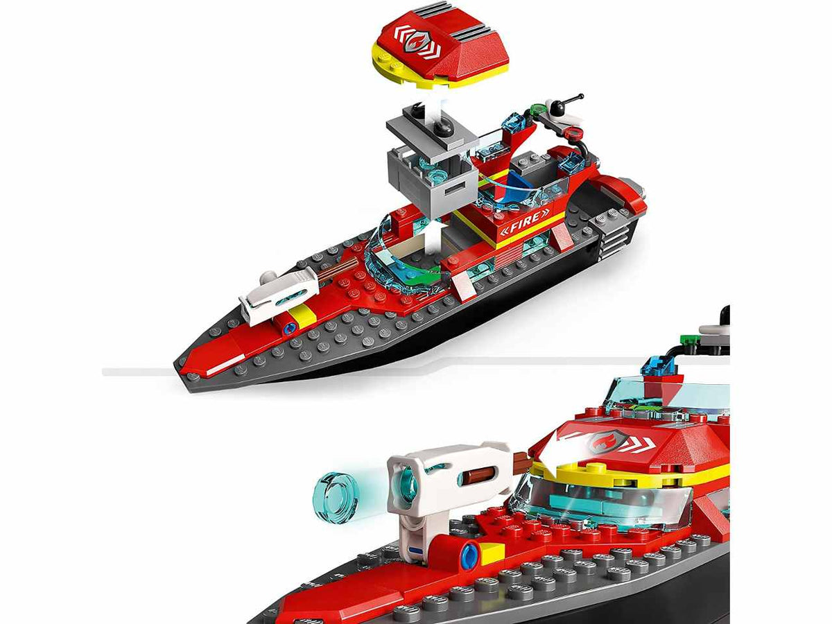 Lego Barca di Soccorso Antincendio 60373