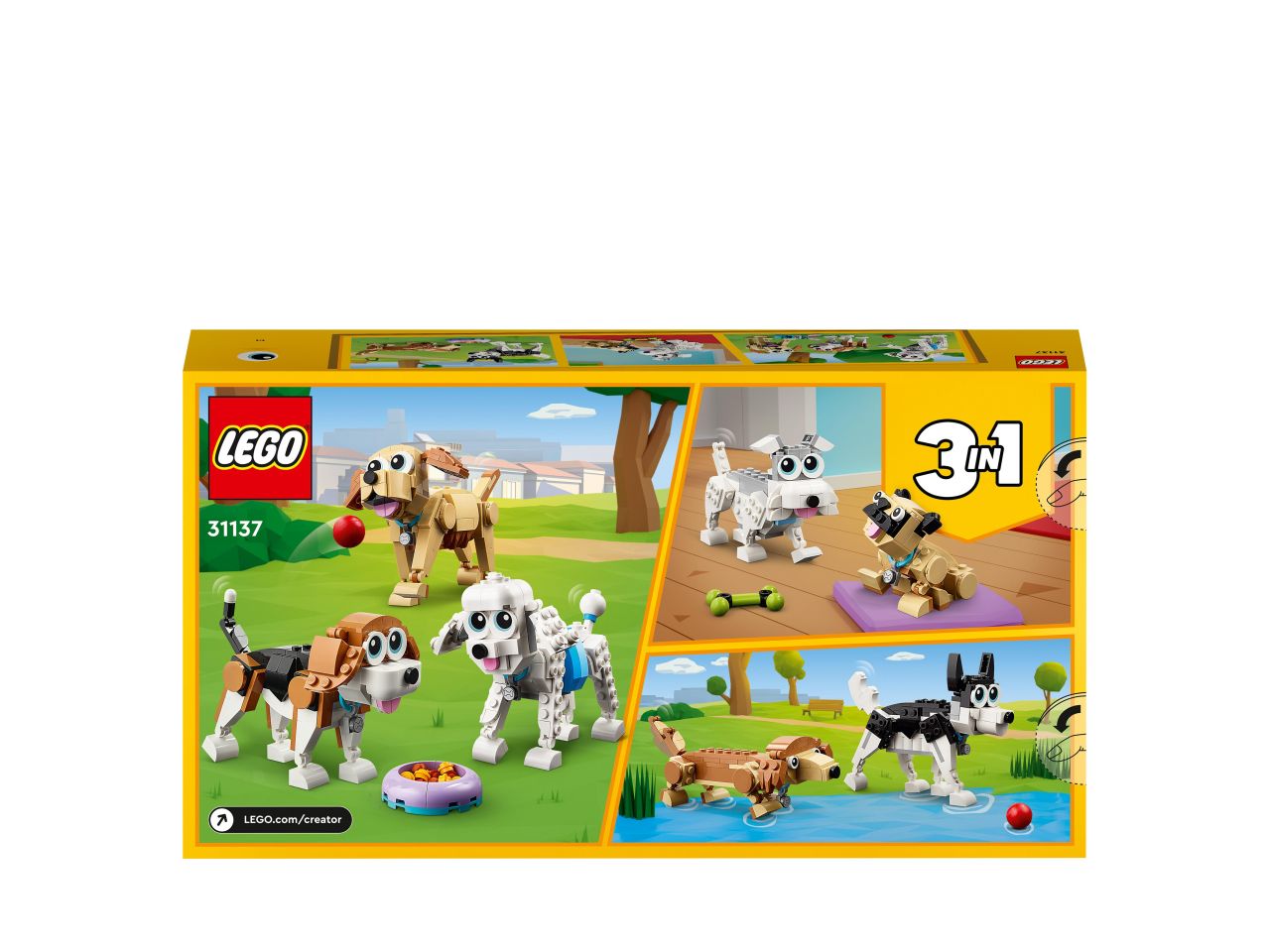 Lego Creator Adorabili Cagnolini 31137