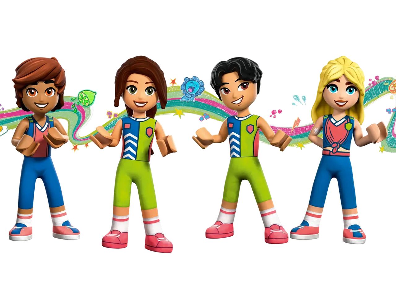 Lego Friends Centro Sportivo con Gioco del Calcio, Basket e Tennis 41744