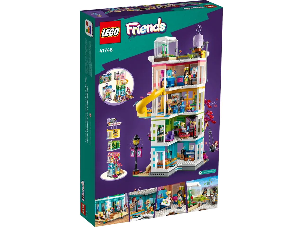 Lego friends centro comunitario di heartlake city