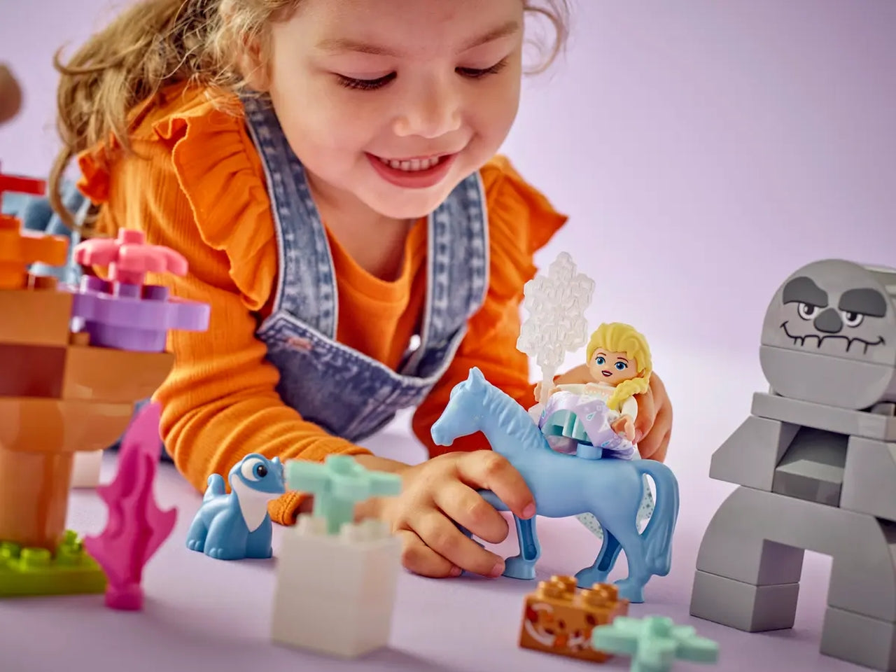 Lego duplo disney elsa e bruni nella foresta incantata