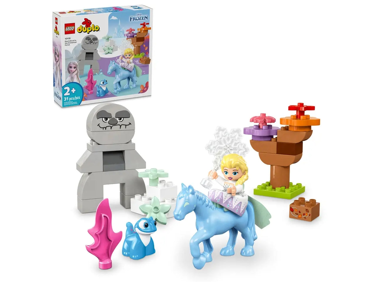 Lego duplo disney elsa e bruni nella foresta incantata