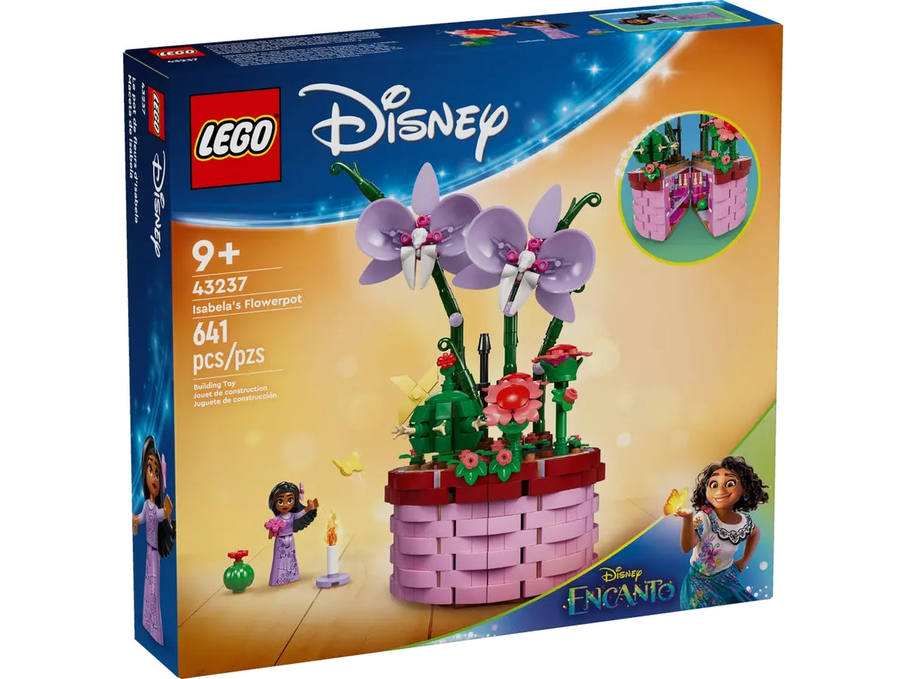 Lego disney princess vaso di fiori di isabela