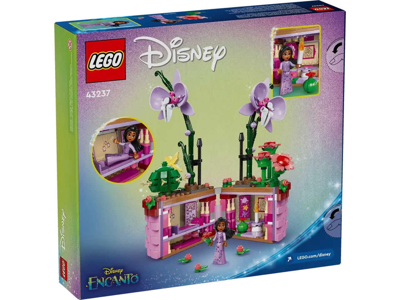 Lego disney princess vaso di fiori di isabela