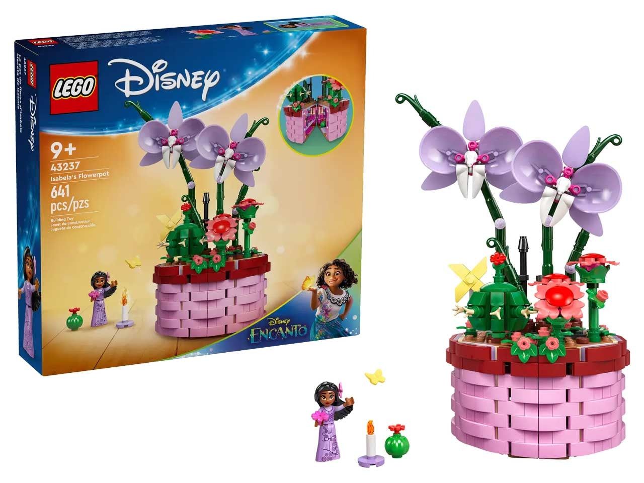 Lego disney princess vaso di fiori di isabela