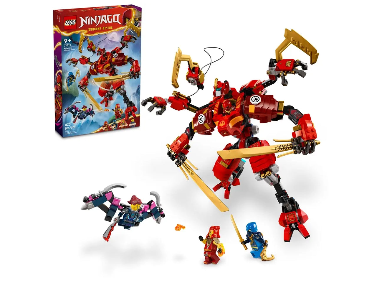 Lego ninjago climber mech ninja di kai