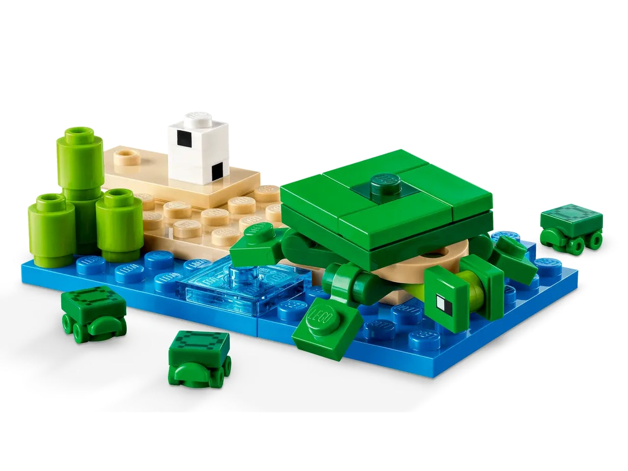 Lego minecraft beach house della tartaruga