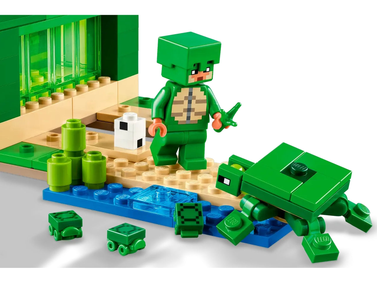 Lego minecraft beach house della tartaruga