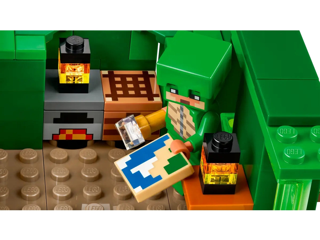 Lego minecraft beach house della tartaruga