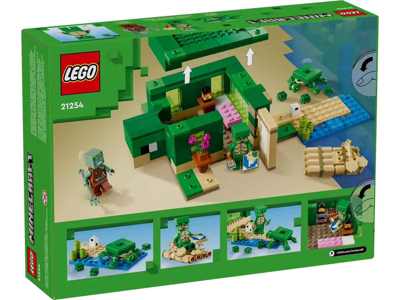 Lego minecraft beach house della tartaruga