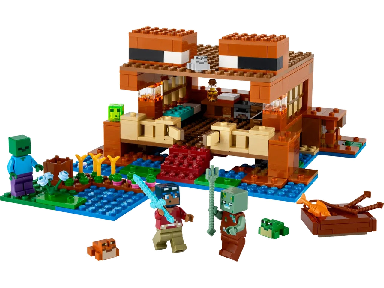 Lego minecraft la casa-rana