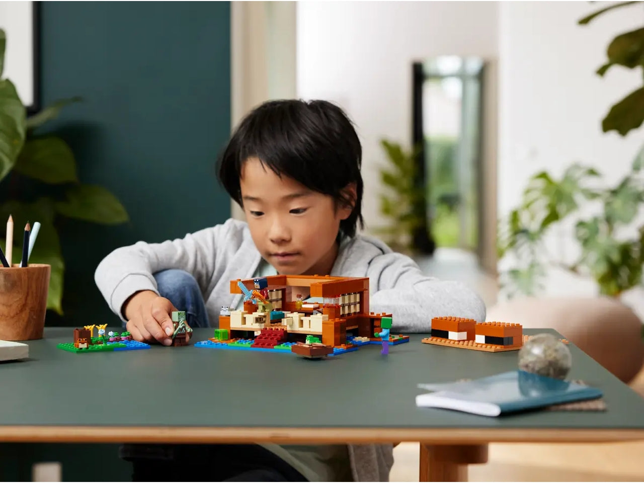Lego minecraft la casa-rana