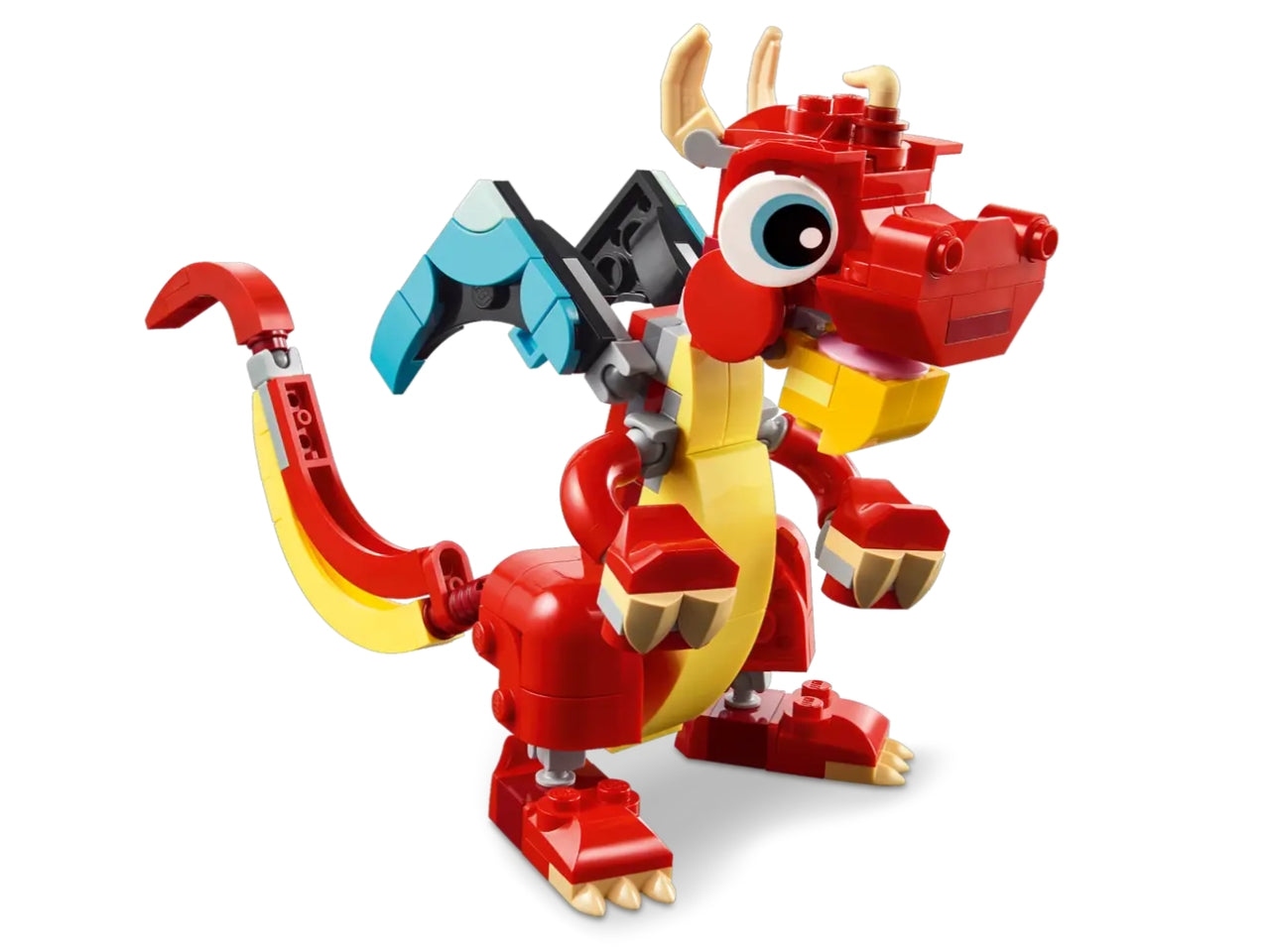 Lego creator drago rosso