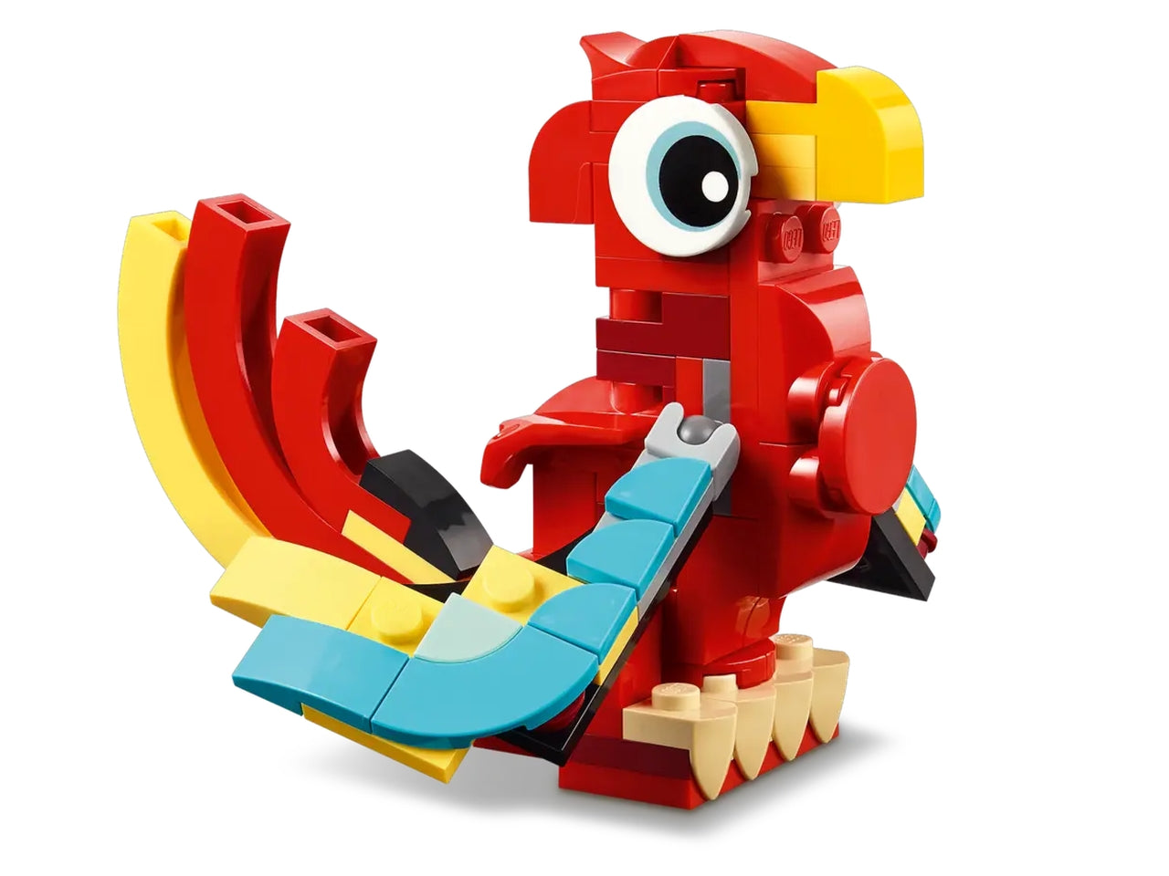 Lego creator drago rosso