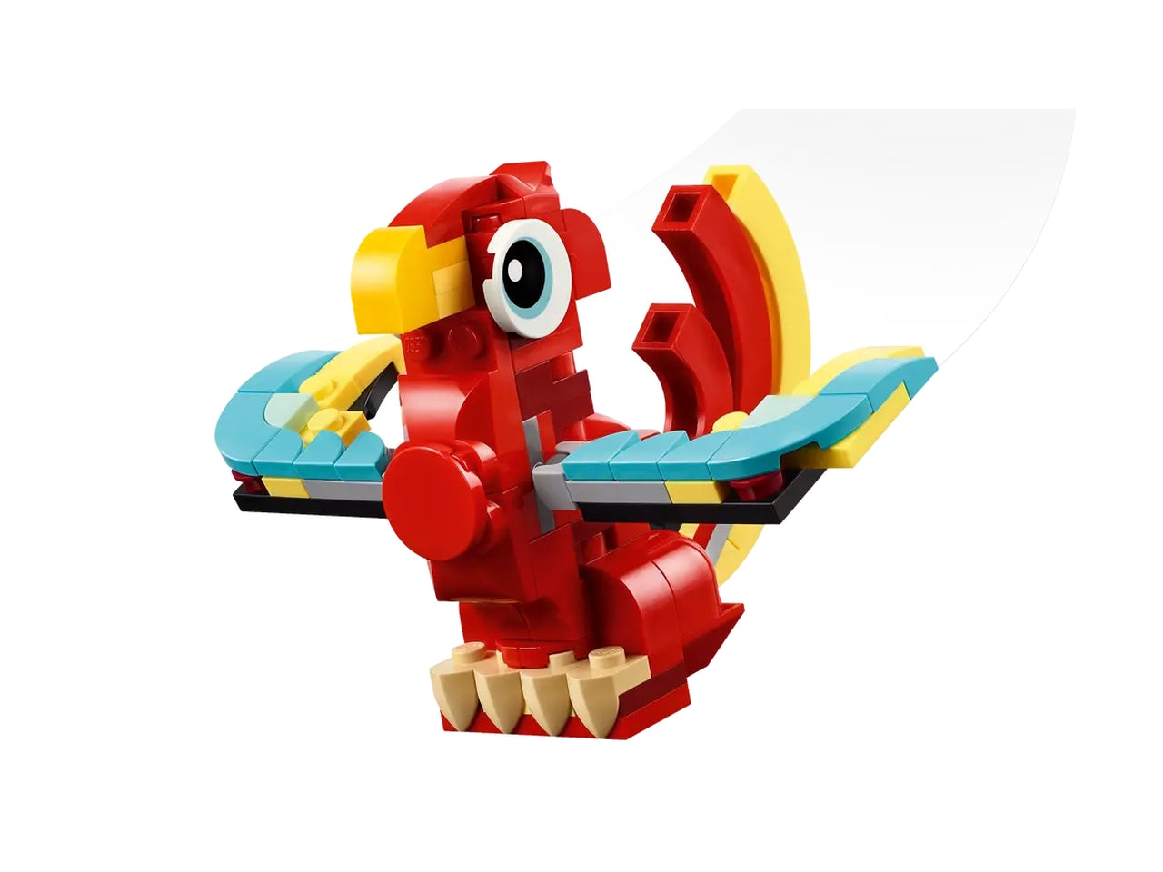 Lego creator drago rosso