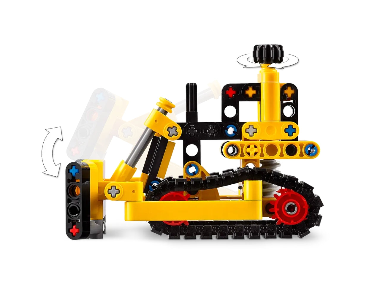 Lego technic bulldozer da cantiere