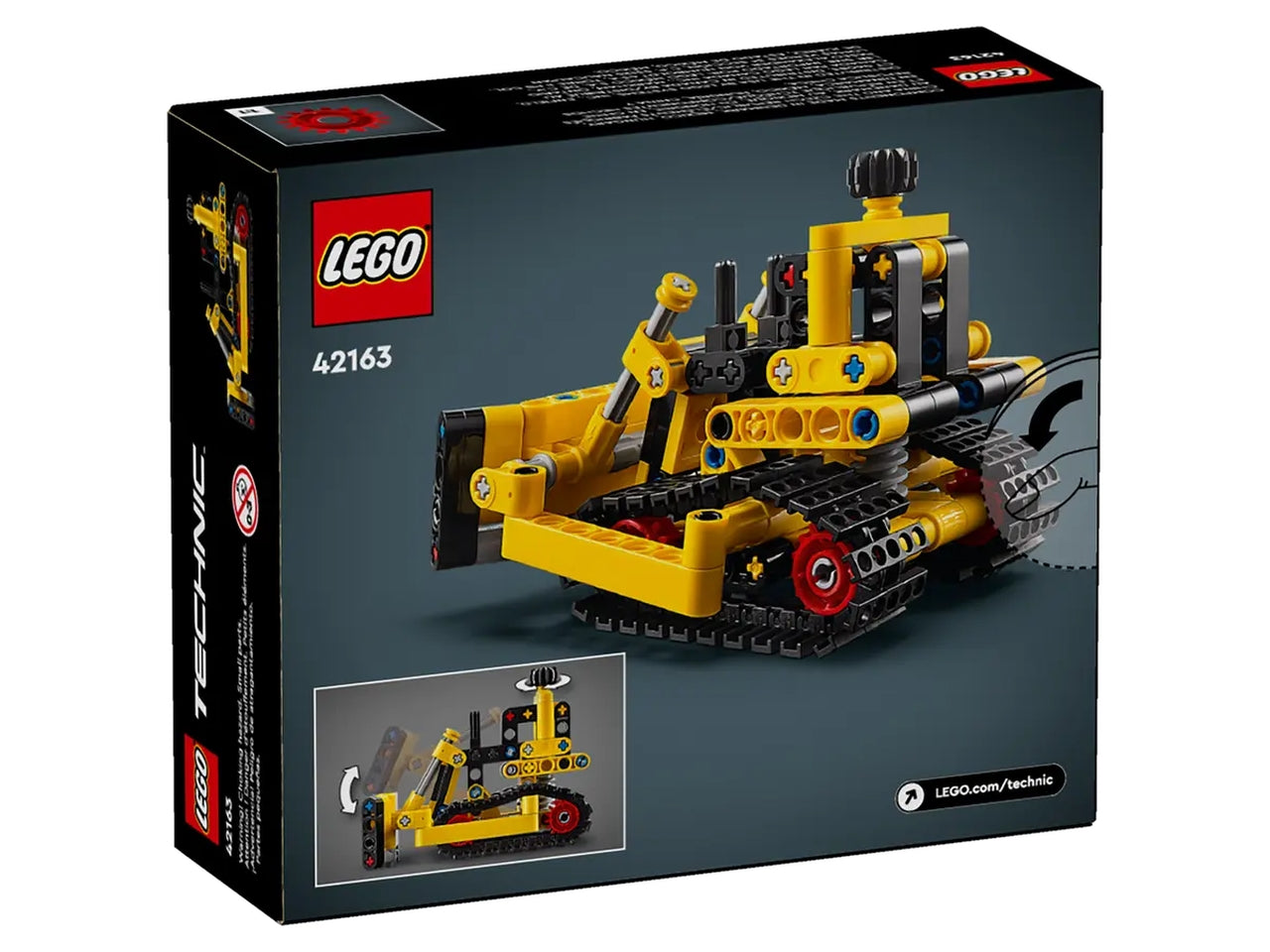 Lego technic bulldozer da cantiere
