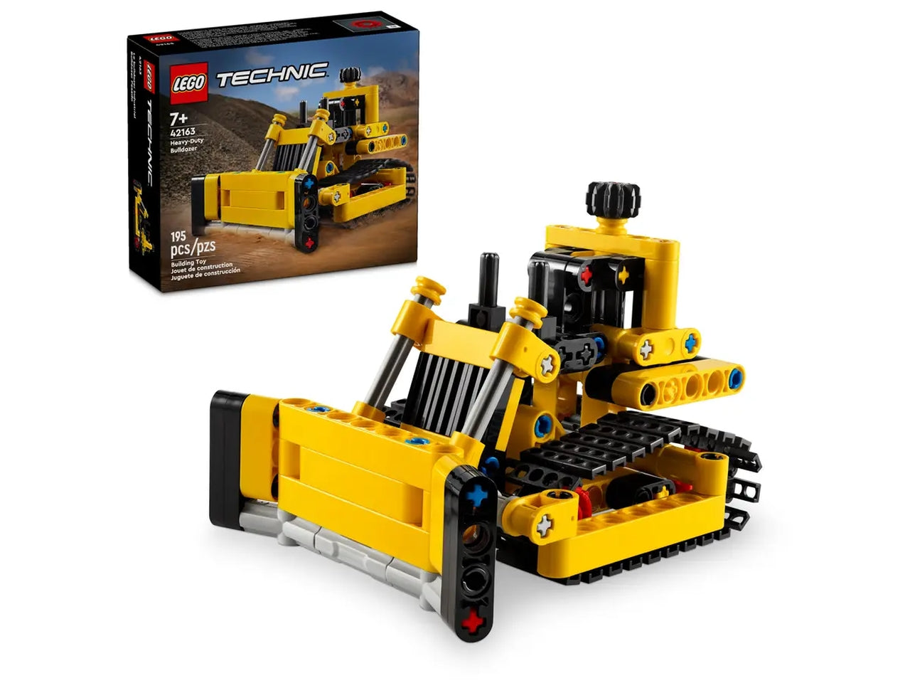 Lego technic bulldozer da cantiere