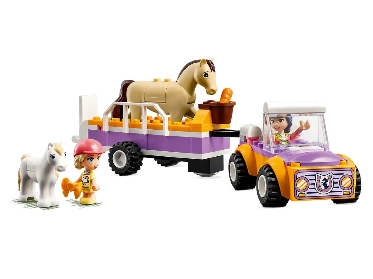 Lego friends rimorchio con cavallo e pony