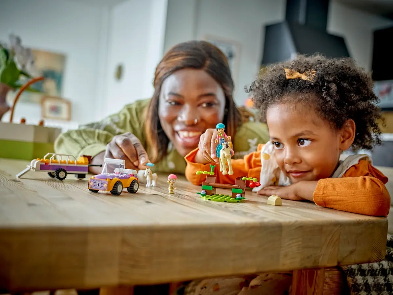 Lego friends rimorchio con cavallo e pony