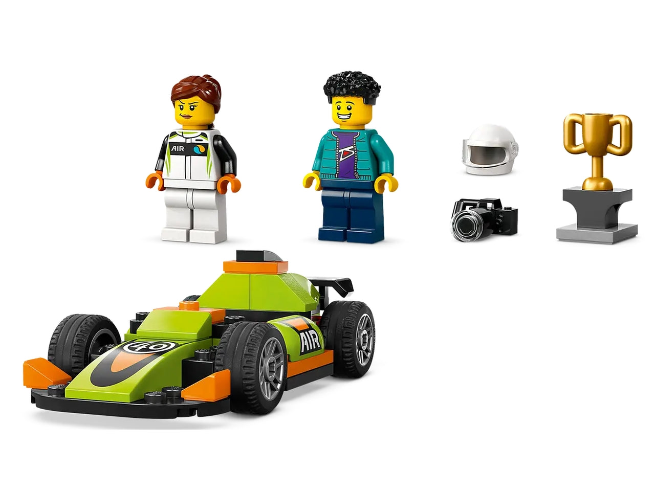 Lego city great vehicles auto da corsa verde