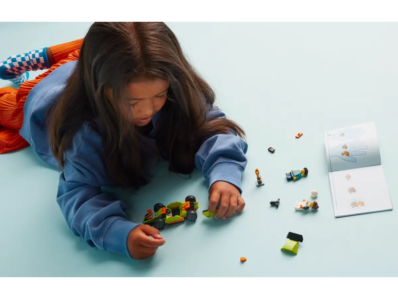 Lego city great vehicles auto da corsa verde
