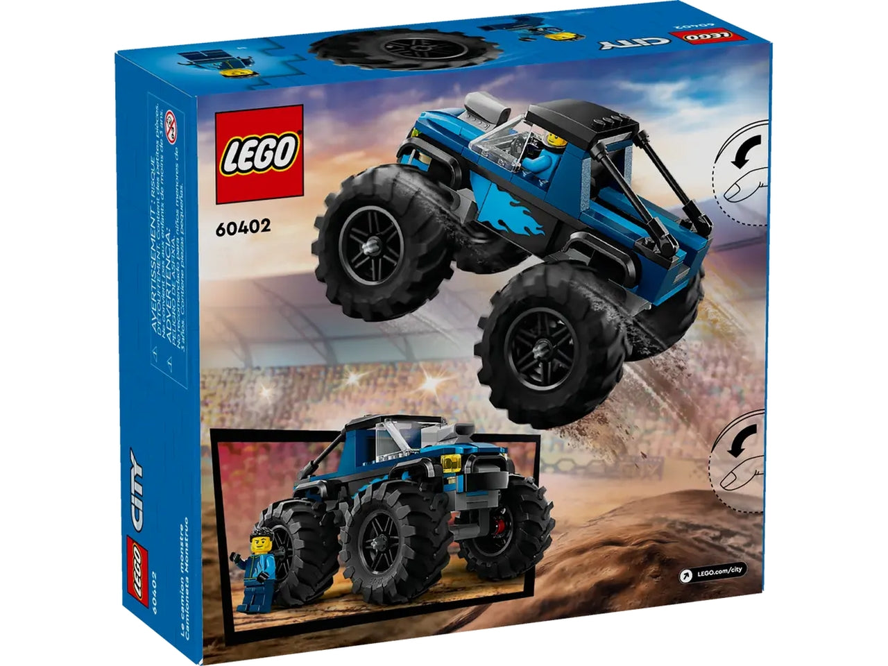 Lego city great vehicles monster truck blu