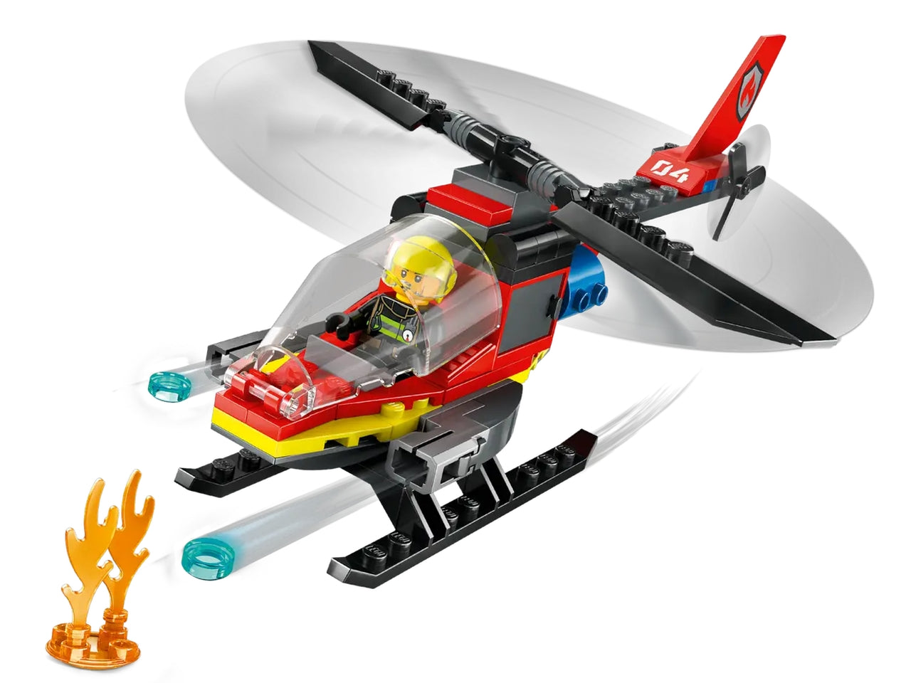 Lego city fire elicottero dei pompieri