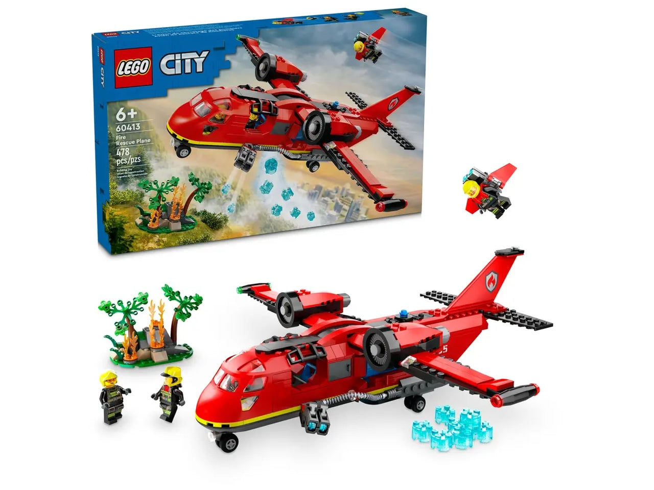 Lego city fire aereo antincendio