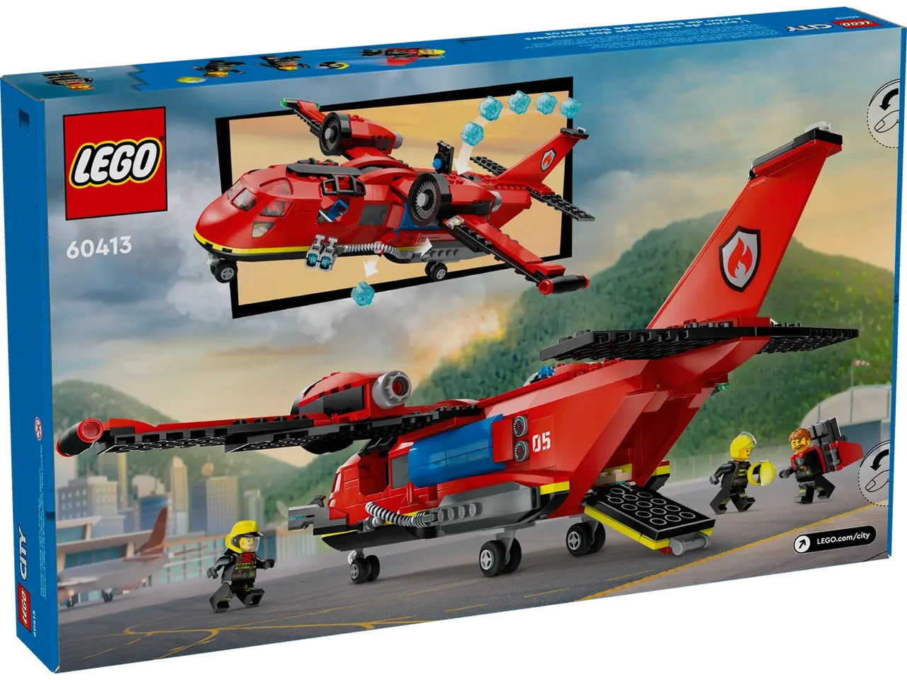 Lego city fire aereo antincendio