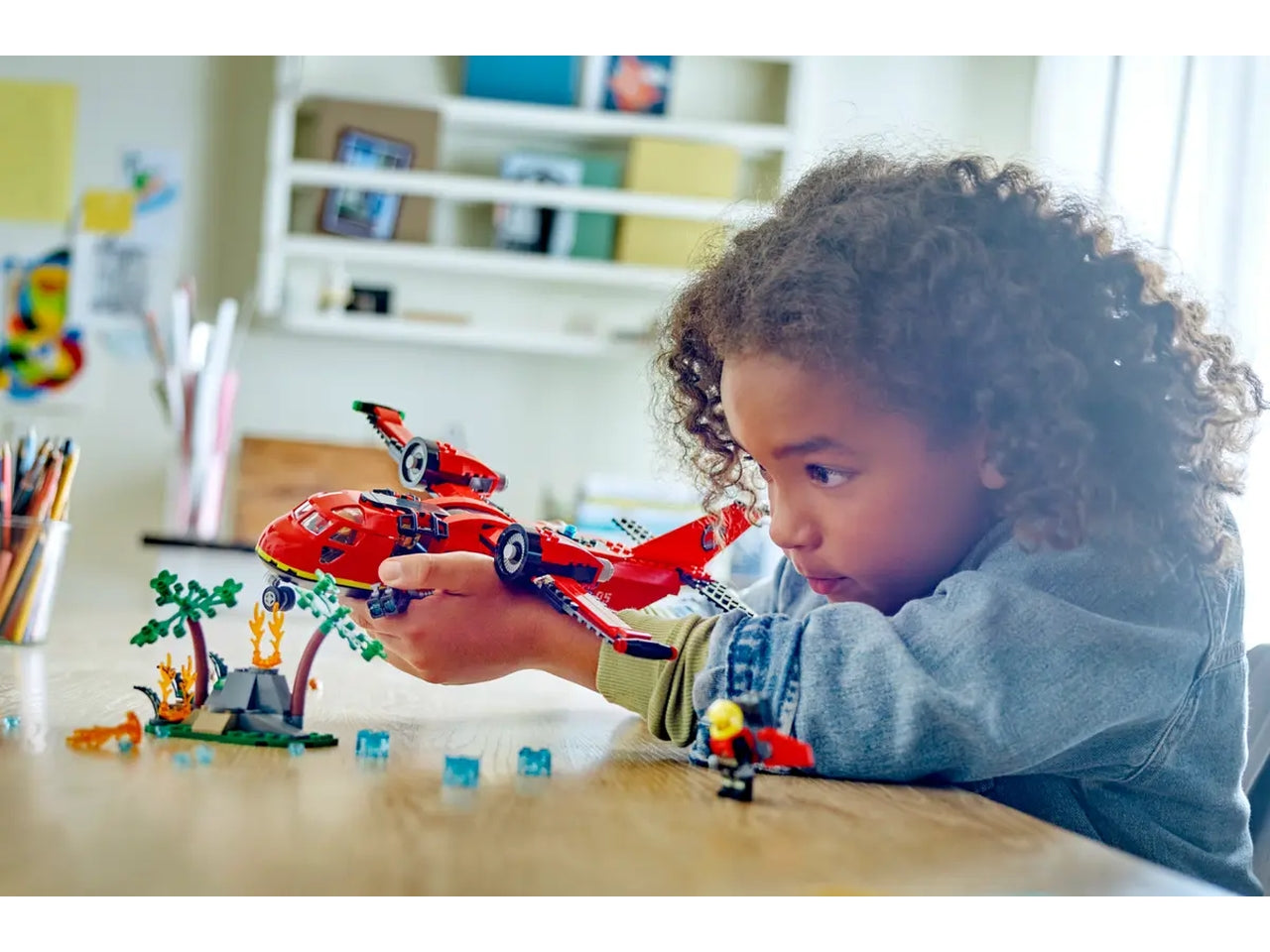 Lego city fire aereo antincendio