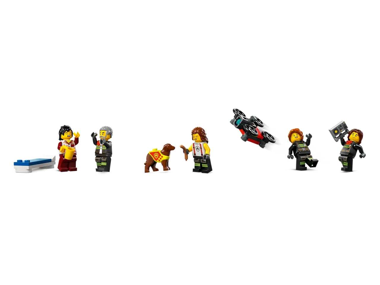 Lego city fire caserma dei pompieri e autopompa