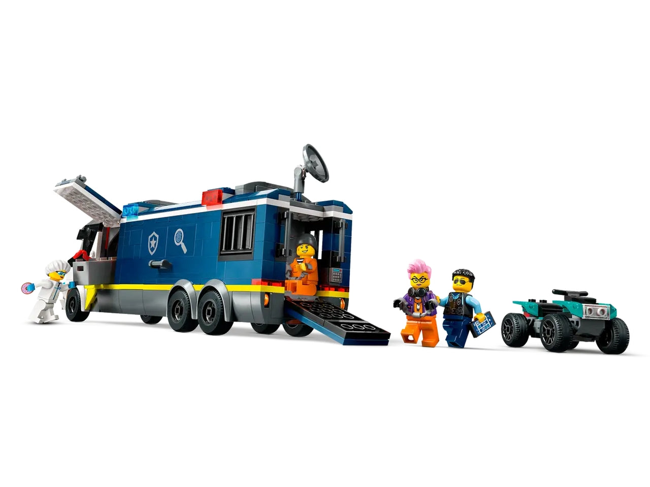 Lego city police camion laboratorio mobile della polizia