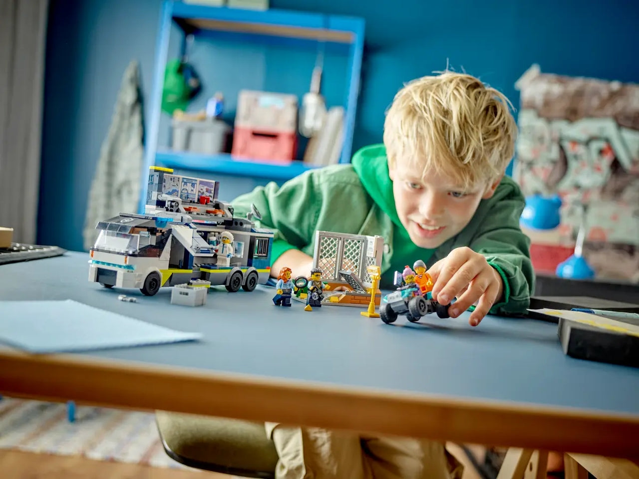 Lego city police camion laboratorio mobile della polizia
