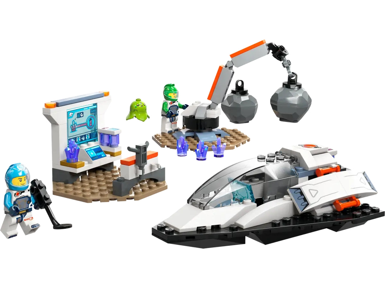 Lego city space navetta spaziale e scoperta di asteroidi