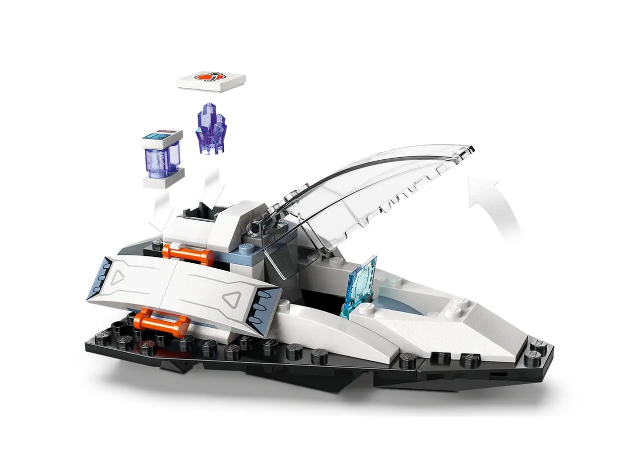 Lego city space navetta spaziale e scoperta di asteroidi