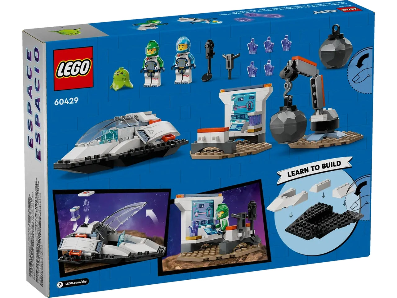 Lego city space navetta spaziale e scoperta di asteroidi