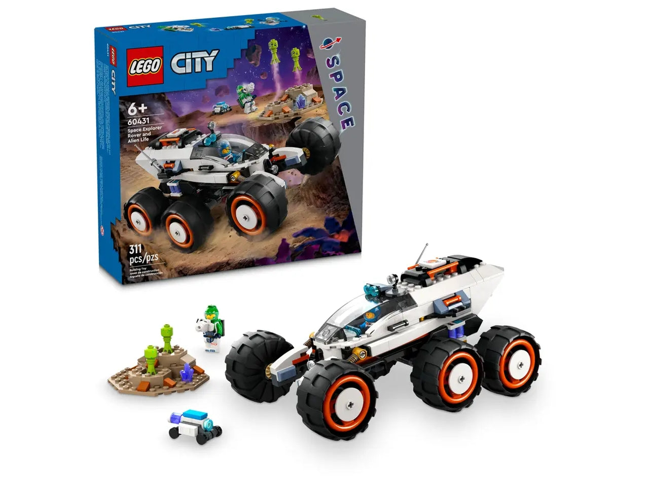 Lego city space rover esploratore spaziale e vita aliena