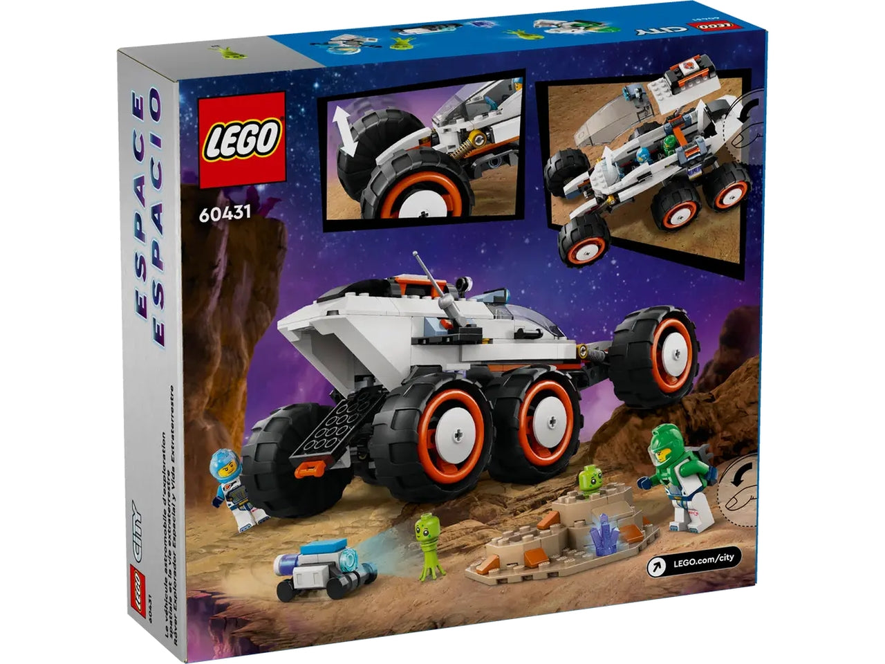 Lego city space rover esploratore spaziale e vita aliena