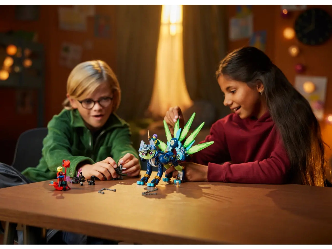 Lego dreamzzz zoey e zian, il gatto-gufo