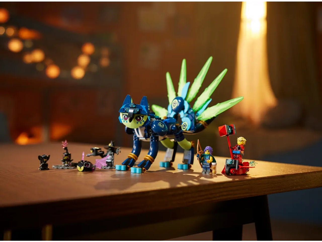 Lego dreamzzz zoey e zian, il gatto-gufo