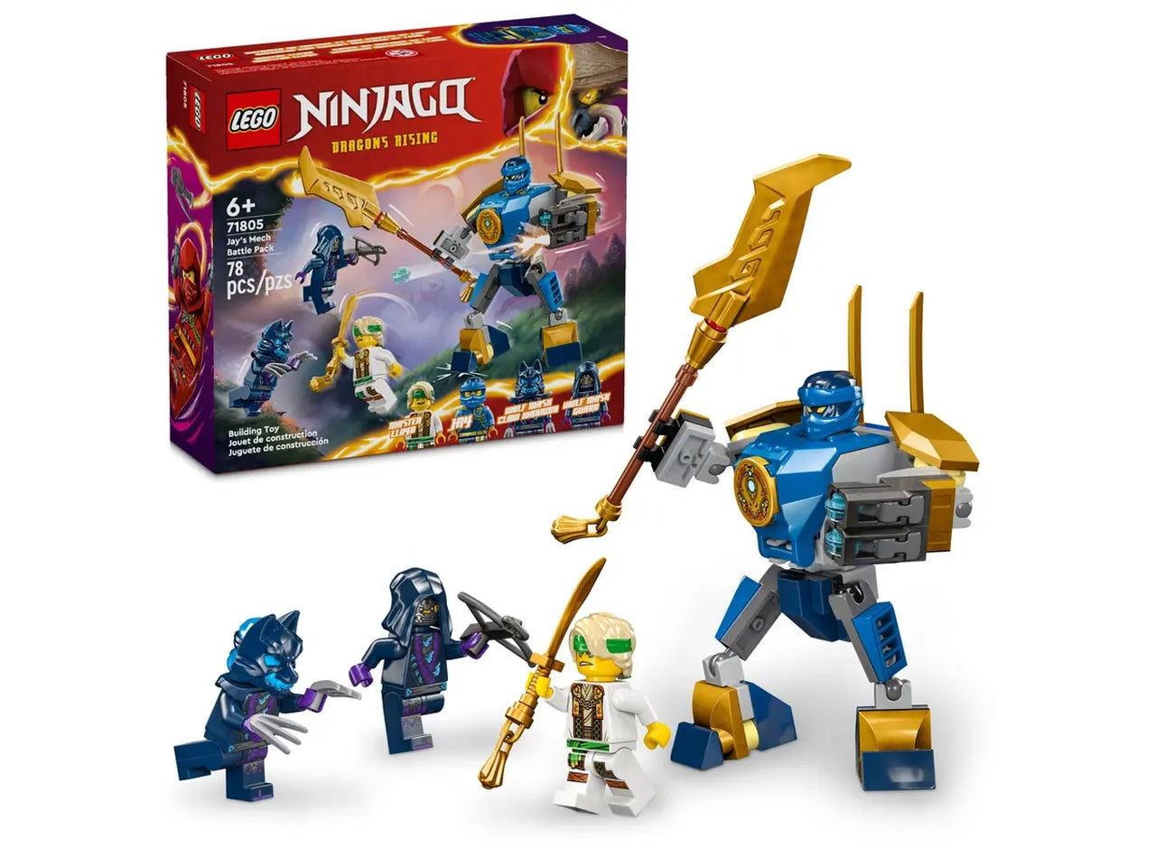 Lego ninjago pack mech da battaglia di jay