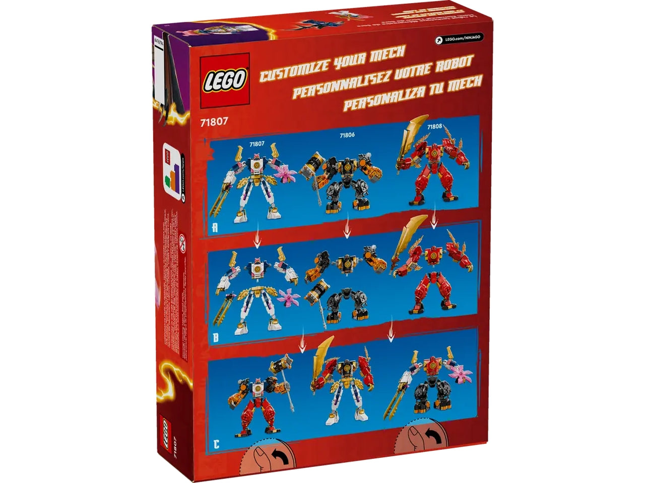 Lego ninjago mech elemento tech di sora