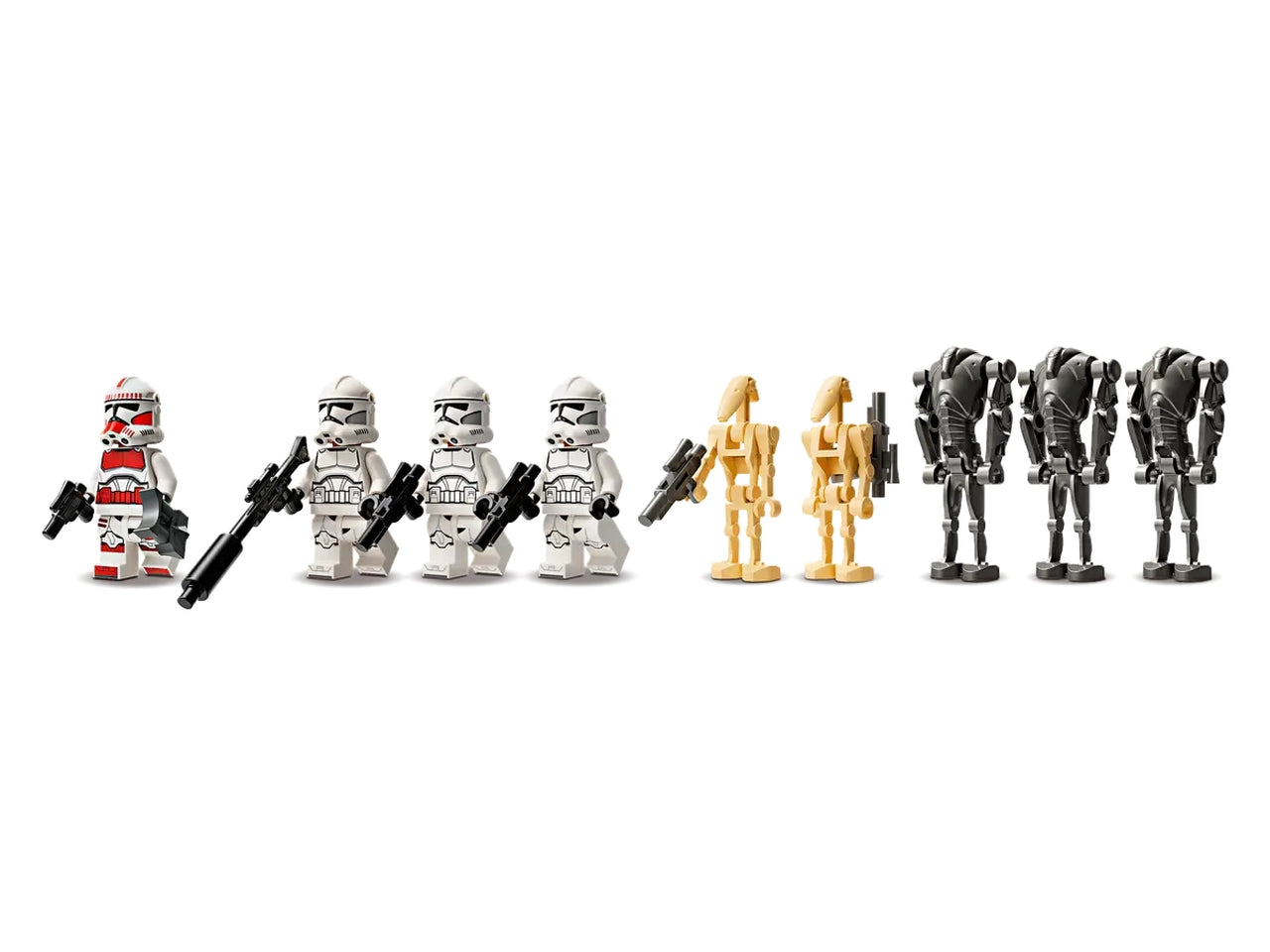 Lego star wars battle pack clone trooper e battle droid