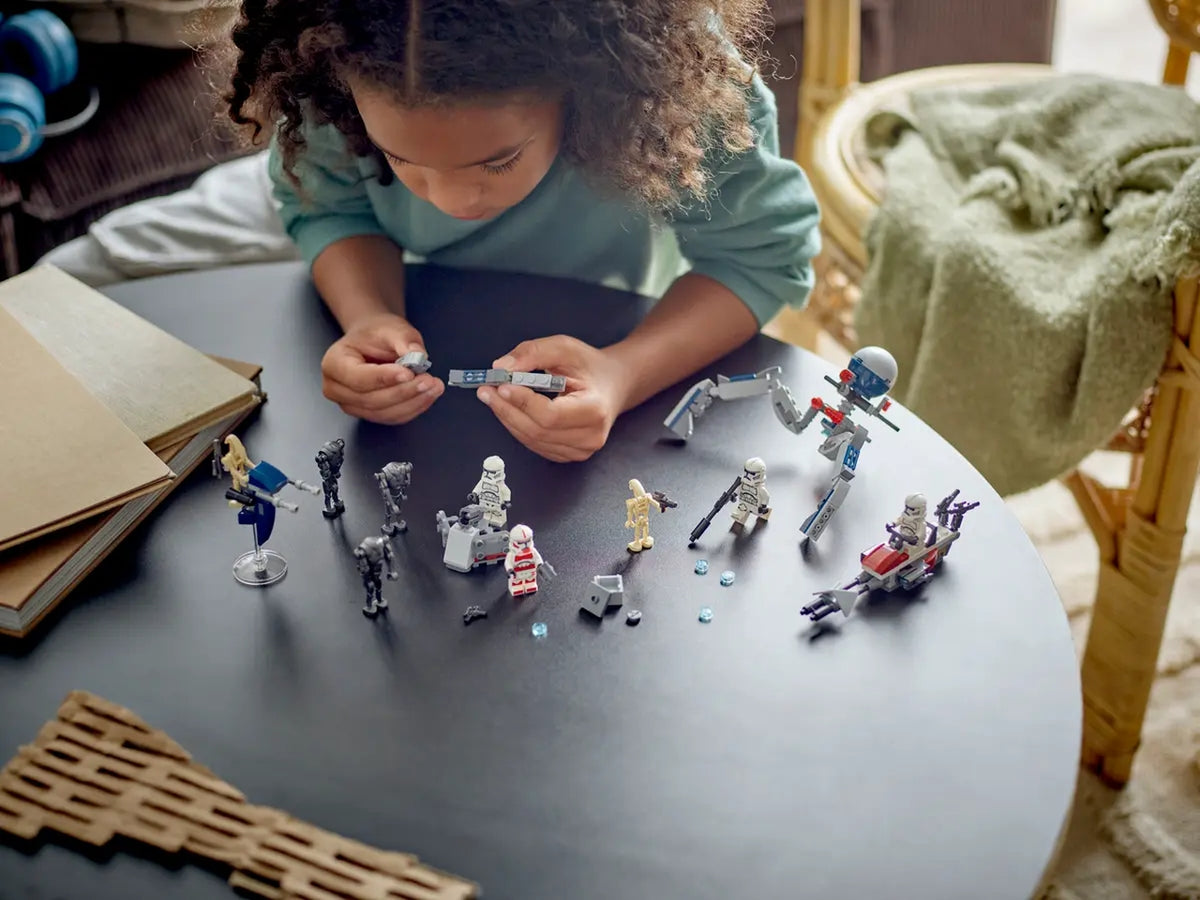 Lego star wars battle pack clone trooper e battle droid