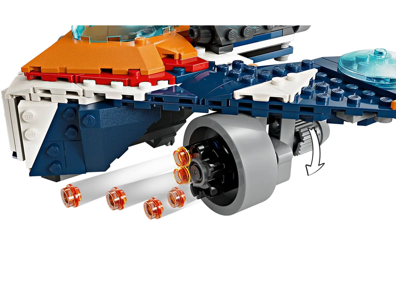 Lego super heroes marvel warbird di rocket vs. ronan